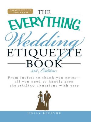 cover image of The Everything Wedding Etiquette Book